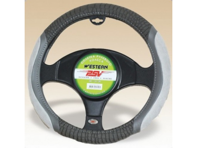 Оплетка на руль "PSV" WESTERN (Серый) M