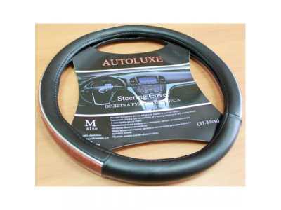 Оплетка д/руля AL-001 - (черн.) М