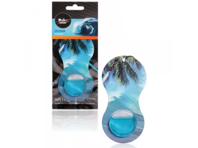 Ароматизатор воздуха подвесной гелевый AIRLINE Восьмерка океан
