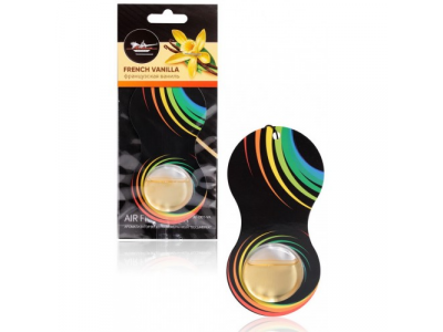 Ароматизатор воздуха подвесной гелевый AIRLINE Восьмерка ваниль