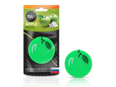 Ароматизатор подвесной пластик Сочный фрукт яблоко