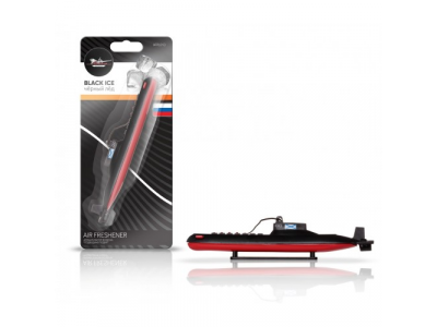Ароматизатор на панель пластик Подводная лодка черный лед