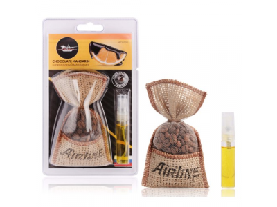 Ароматизатор "Кофе в мешочке со спреем" шоколадный мандарин
