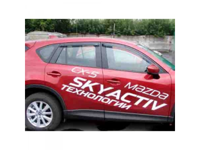 Дефлекторы окон 4 door MAZDA CX5 2012-2017