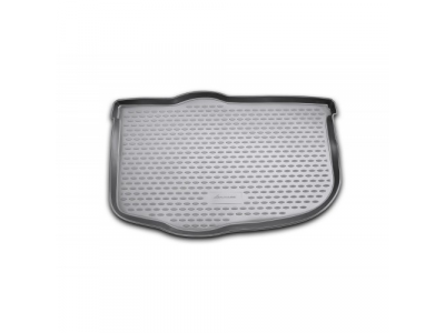 Коврик в багажник KIA Soul, 2008-> нижний, кросс. (полиуретан)