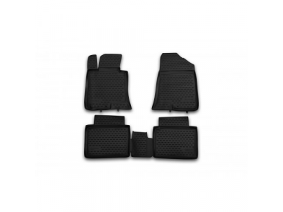 Коврики в салон KIA Optima, 2011-2014, 4 шт. (полиуретан)