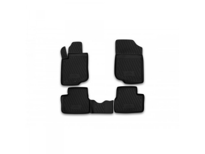 Коврики в салон PEUGEOT 207 2006->, 4 шт. (полиуретан)