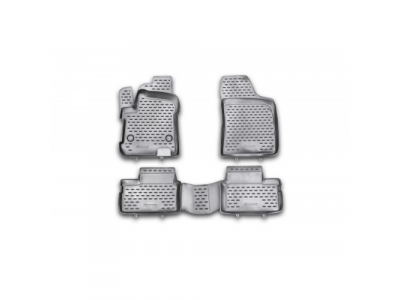Коврики 3D в салон CHERY Indis, 2011-> 4 шт.(полиуретан)