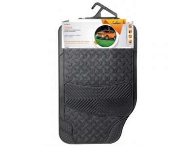 Коврики авт. универс.полимер AIRLINE черные (комп 5 шт)