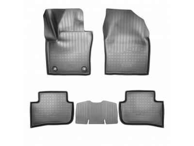 Коврики салонные для Toyota CHR 3D (2016) (полный привод)