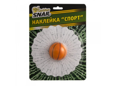 Наклейка "Спорт_Баскетбольный мяч" на стекло автомобиля