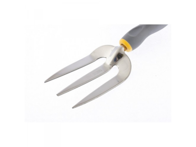 Вилка посадочная трехзубая, двухкомпонентная рукоятка Luxe Palisad