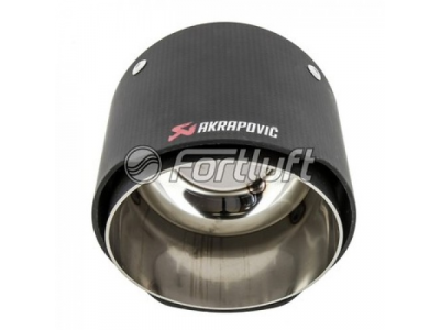 Fortluft Карбоновая насадка Akrapovic Style 115мм MT135