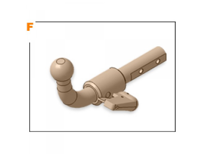 ТСУ на RENAULT Fluence , 2010-, тип шара: F (S)