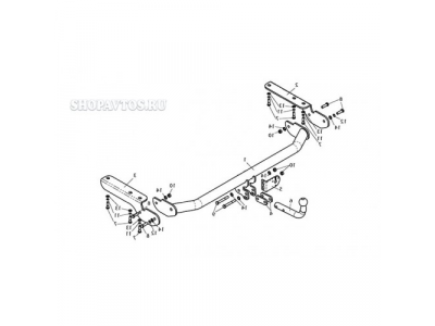Фаркоп на Toyota Venza SUV 2009г.-по н.в.