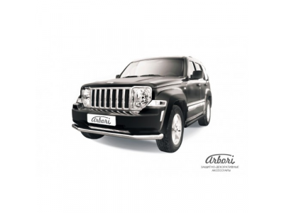 Защита переднего бампера Arbori d76 JEEP CHEROKEE KK 2012-2013