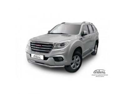 Защита переднего бампера Arbori d57 HAVAL H9 2015-
