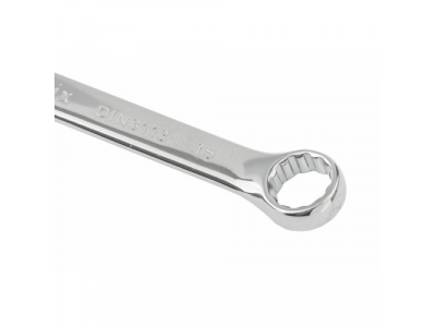 Ключ комбинированный, 15 мм, CrV, полированный хром// MATRIX