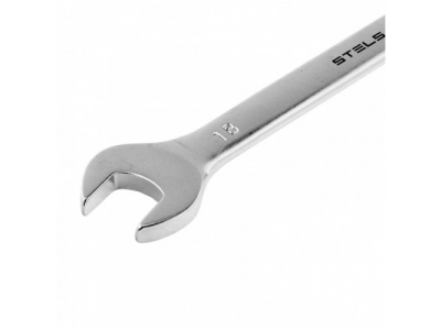 Ключ комбинированный, 18 мм, CrV, матовый хром Stels