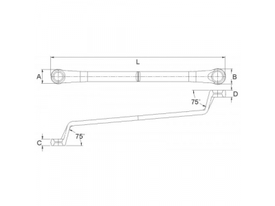 Ключ накидной 32х36мм