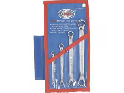 Набор ключей E-профиль текстурных 4пр.