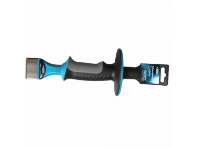 Зубило-конопатка, 215х44 мм, трехкомпон. эргоном. рук-ка,защитный протектор,антикорроз.покр.//GROSS