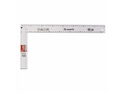 Угольник, 400 мм, алюминиевый, литой// MATRIX