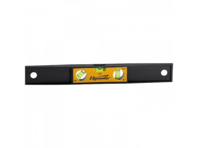 Уровень, 225 мм, 3 глазка, пластмассовый "Торпедо" (I)// SPARTA