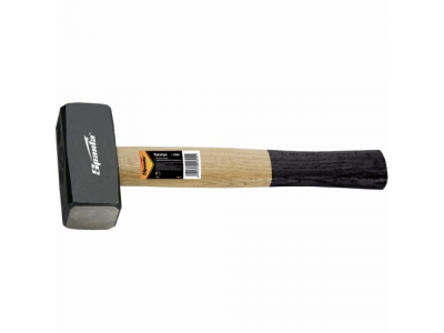 Кувалда, 2000 г, кованая головка, деревянная двухцветная рукоятка// SPARTA