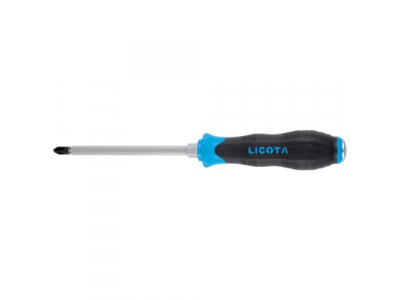 Отвертка усиленная цельнометаллическая PH1, 80 мм