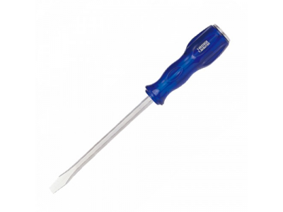 Отвертка шлицевая Slotted 8,0 мм 150 мм, силовая, пластиковаяручка KING TONY