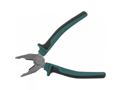 Пассатижи с двухкомпонентными рукоятками 7", P0817 JONNESWAY