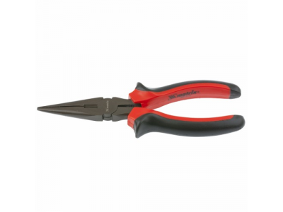 Длинногубцы Black Nickel, 160 мм, прямые, двухкомпонентные рукоятки// MATRIX