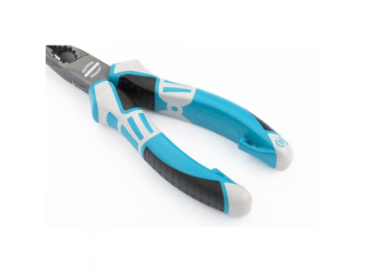 Длинногубцы прямые 170 мм, трехкомпонентные рукоятки// GROSS