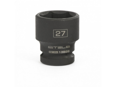 Головка ударная шестигранная, 27 мм, 1/2, CrMo Stels