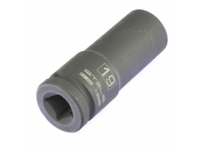 Головка ударная удлиненная шестигранная, 19 мм, 1/2, CrMo Stels