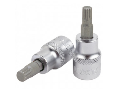 Головка торцевая с вставкой spline 1/2" M12 L=55мм