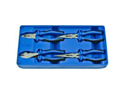 Набор шарнирно-губцевого инструмента, 4пр., в ложементе-кейсе