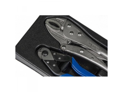 Набор: ручные тиски-струбцина и кабелерез. 2пр., в ложементе