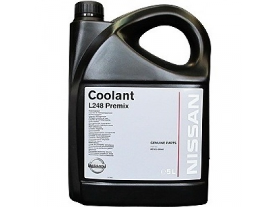 NISSAN COOLANT L248 PREMIX (5л) антифриз готовый зеленый (EU)