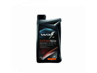 Трансмиссионное масло WOLF EXTENDTECH 80W90 LS GL 5 1L