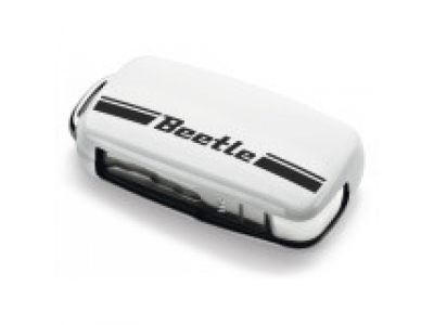Накладка на ключ Volkswagen Beetle Plastic Key Cover, White, артикул 5C0087012B