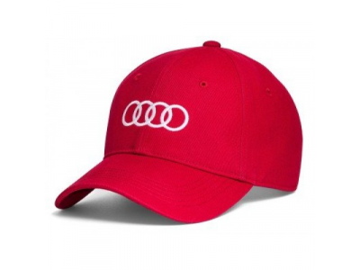 Бейсболка унисекс Audi Rings Unisex Baseball Сap, Red