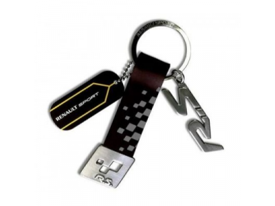 Брелок для ключей Renault Sport Keyring, Black, артикул 7711576431