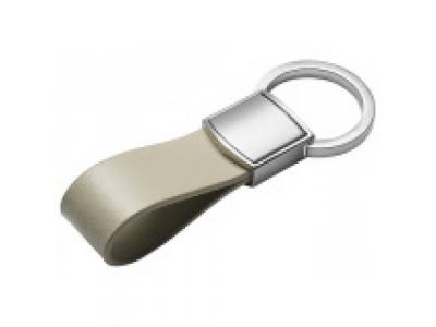 Брелок для ключей Land Rover Leather Loop Keyring, Ivory 2017