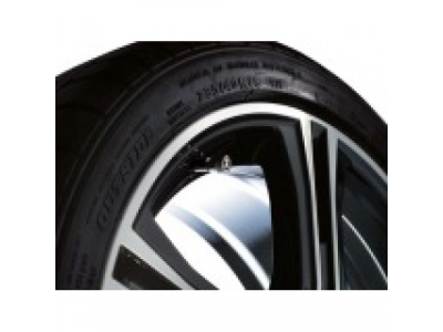 Колпачки для ниппелей Mercedes-Benz Dust Caps Black, артикул B66472002