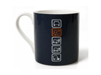 Керамическая кружка Land Rover Terrain Icon Mug, Navy, артикул LDMG980NVA