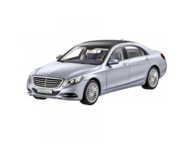 Модель Mercedes-Benz S-Class, Saloon, Diamond Silver Metallic, 1:18 Scale, артикул B66962299