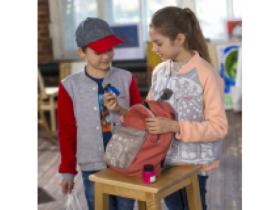 Детская куртка-бомбер Toyota Girls Bomber, Grey - Pink, артикул TMDR12G128