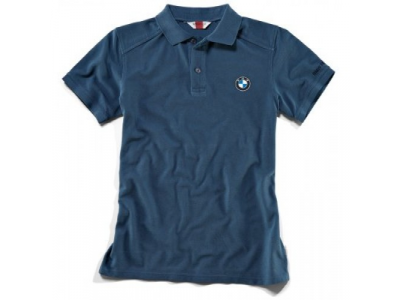 Мужская рубашка-поло BMW Motorrad Logo Classic Polo Shirt, Men, Blue